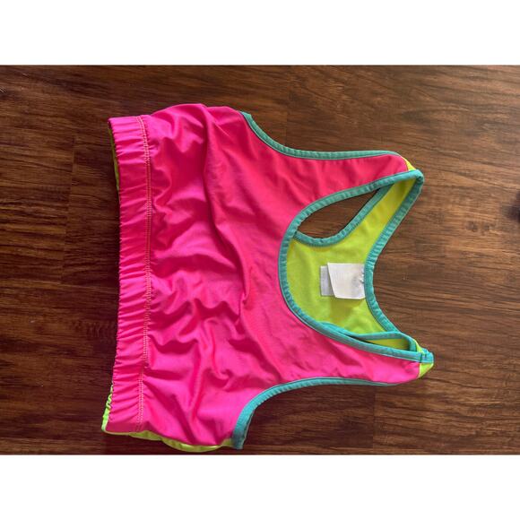 Womens large color block sports bra - Picture 1 of 3